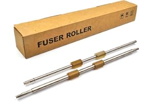 ZHUPOUB PA03540-Y075, Feed Roller Kit with Iron Shaft, Fit Fujitsu Fi-6130 Fi-6130Z Fi-6140 Fi-6140Z Fi-6230 Fi-6230Z Fi-6240 Fi-6240Z Fi-6125 Fi-6225 etc, 2 pcs