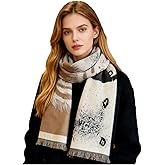 Sumato Wild Animal Print Scarf Cool Tiger Rabbit Bear Owl Leopard Fox Patterned Soft Warm Winter Scarves for Women Men
