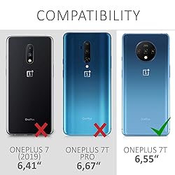 kwmobile Case Compatible with OnePlus 7T Case - TPU