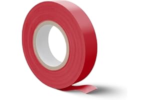 Tangting phoenix Flame Retardant Red Electrical Tape; 3/4 Inch * 66 Feet; PVC Electric Tape for Under 600V Electric, Repair, Home Outdoor Indoor Wire Insulation, 5℉ to 221℉ (1, Red)