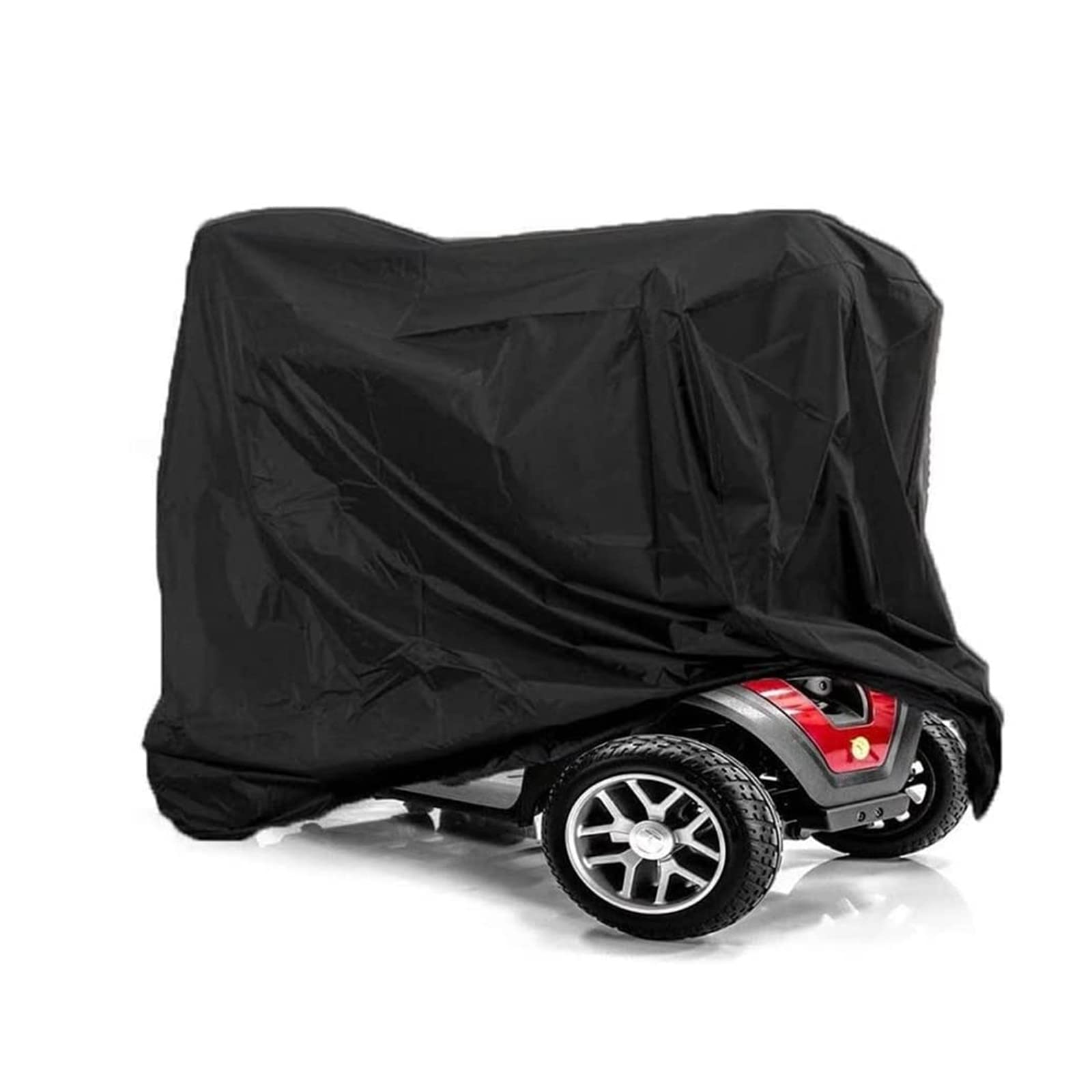 Opaltool Mobility Scooter Cover, 210D Oxford Fabric Waterproof Wheelchair Scooter Storage Cover Protection Cover for Mobility Scooter Waterproof Protect from Dust Dirt Snow Sunlight Rain