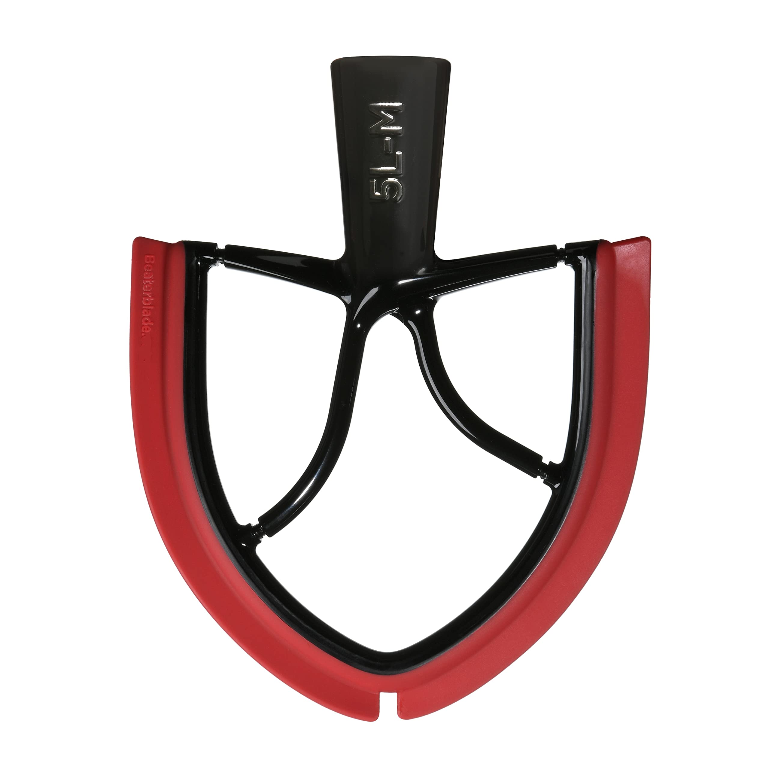 New Metro Design 5L-MR Beater Blade METAL, works w/most KitchenAid 5 Quart Bowl-Lift Stand Mixers, Red