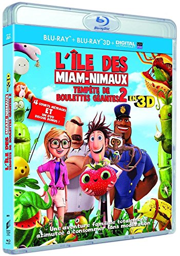 Tempête de boulettes géantes 2 : L'île des miam-nimaux - Combo Blu-ray3D + Blu-ray+ DVD + Copie digitale