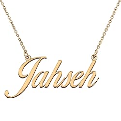 HUAN XUN Customized Custom Simple Any Name Necklace