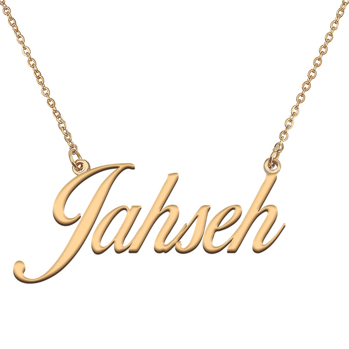 HUAN XUN Customized Custom Simple Any Name Necklace