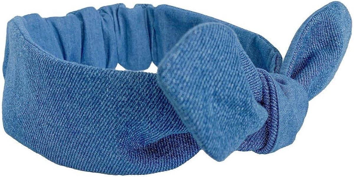 denim headband for baby
