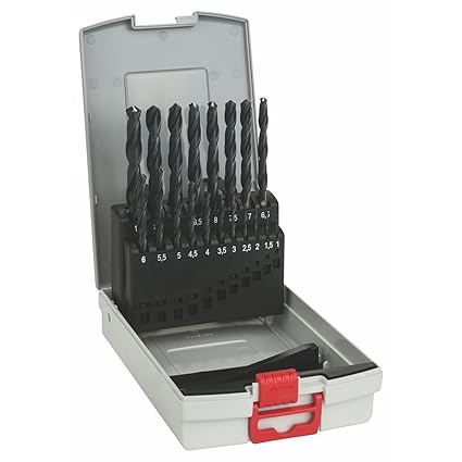 Bosch Pro 19tlg. Metallbohrer-Set HSS-R rollgewalzt ProBox