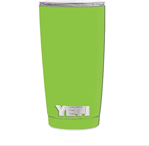 neon green yeti cup