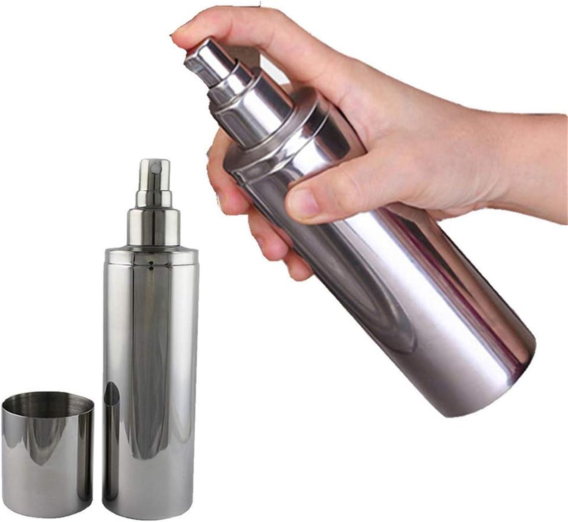 LaceDaisy Olive Oil Sprayer Cooking Spray Bottle Oil Pump Sprayer Stainless Steel Pump Spritzer for Barbecue and Baking