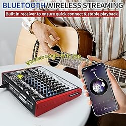 Kmise 8 Channel Professional Audio Mixer 99 Sound