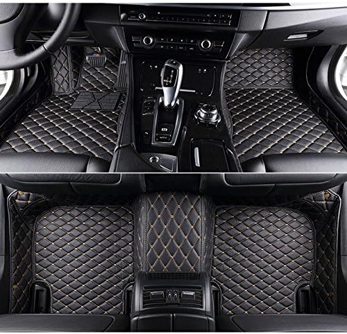 VVKS for Chrysler 300 300c Car Floor Mats Custom Fit All-Weather 3D Covered Car mat Carpet FloorLiner Floor Auto Mats (black beige,2019)