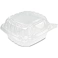 DCCC53PST1 - Dart Clearseal Hinged Clear Containers, 13 4/5 Oz, Clear, Plastic, 5.4 X 5.3 X 2.6