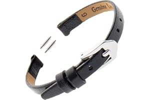 Gilden 6-14mm Flat Polished Leather Ladies Watch Band F66