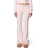 Florence by Mills Women's Barre Collection Foldover Wide Leg Pant