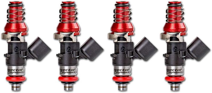 Injector Dynamics 1050.17.01.60.11.4 1050cc 11mm (Blue) Adaptor, Denso Lower Cushion. Set of 4