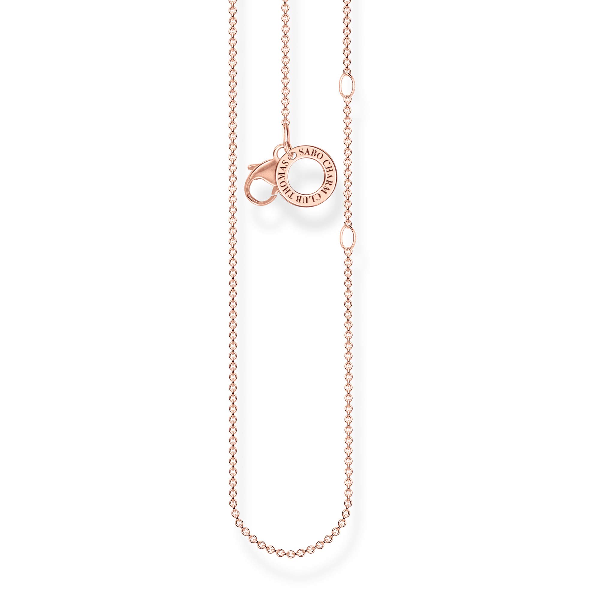 Thomas Sabo Charm necklace rose gold 925 Sterling Silver, 18k Rose Gold Plating
