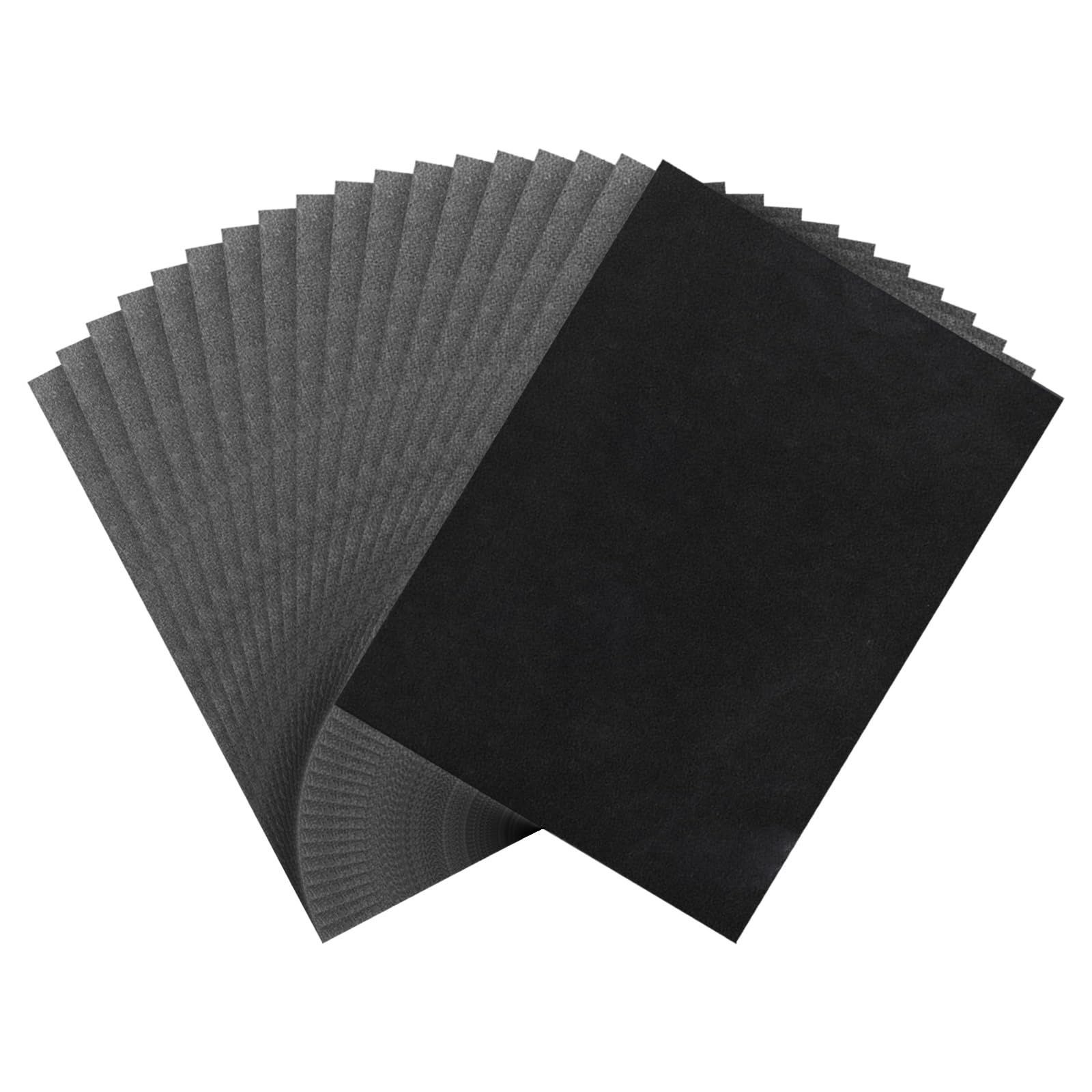 PATIKIL Carbon Paper, 50 Sheet A4 Graphite Transfer Tracing Copy Paper for Tracing Drawing Writing on Wooden Canvas Paper 8.3" x 11.7" Black