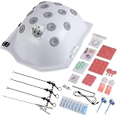 Laparoscopic Trainer Box Kit, Surgery Simulator for Basic Skills Training | A Complete Suite Including Box, Instruments, Modules, and 30&deg; Camera. Ideal for Medical Students, Skills Labs, and FLS.