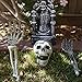 FiGoal Halloween Decor Groundbreaker Realistic Halloween Skeleton Stakes Skull For Yard Decorations Best Outdoor Halloween Decoration Props (Tombstone Yard Signs NOT included)
