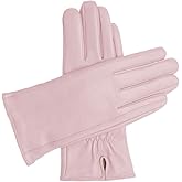 Downholme Classic Leather Cashmere Lined Gloves for Women
