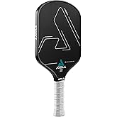 JOOLA Vision Pickleball Paddle with Textured Carbon Grip Surface Technology for Maximum Spin and Control with Added Power - Polypropylene Honeycomb Core Pickleball Racket 16mm