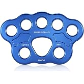 Lixada Paw Rigging Plate 45KN 8/15 Holes Large Anchor Multipliers Connector Gear for Aerial Dance &amp; Rock Climbing