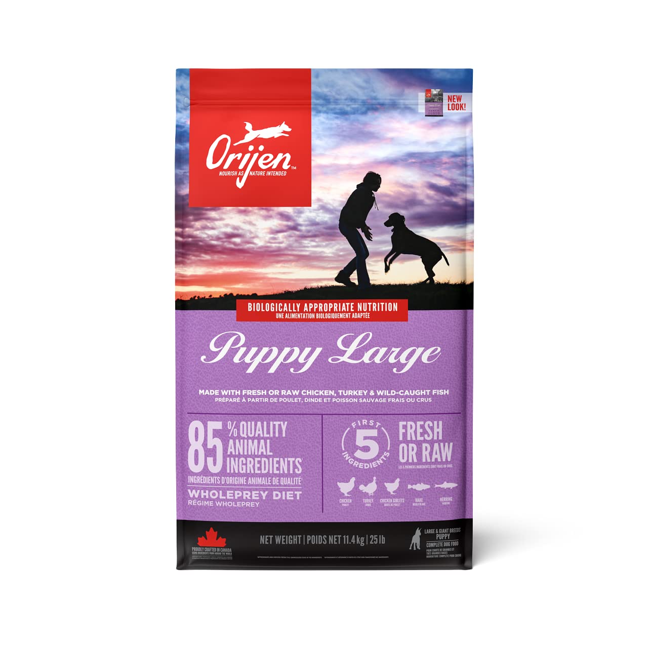 Orijen Puppy Food, Large, 11.4 kg