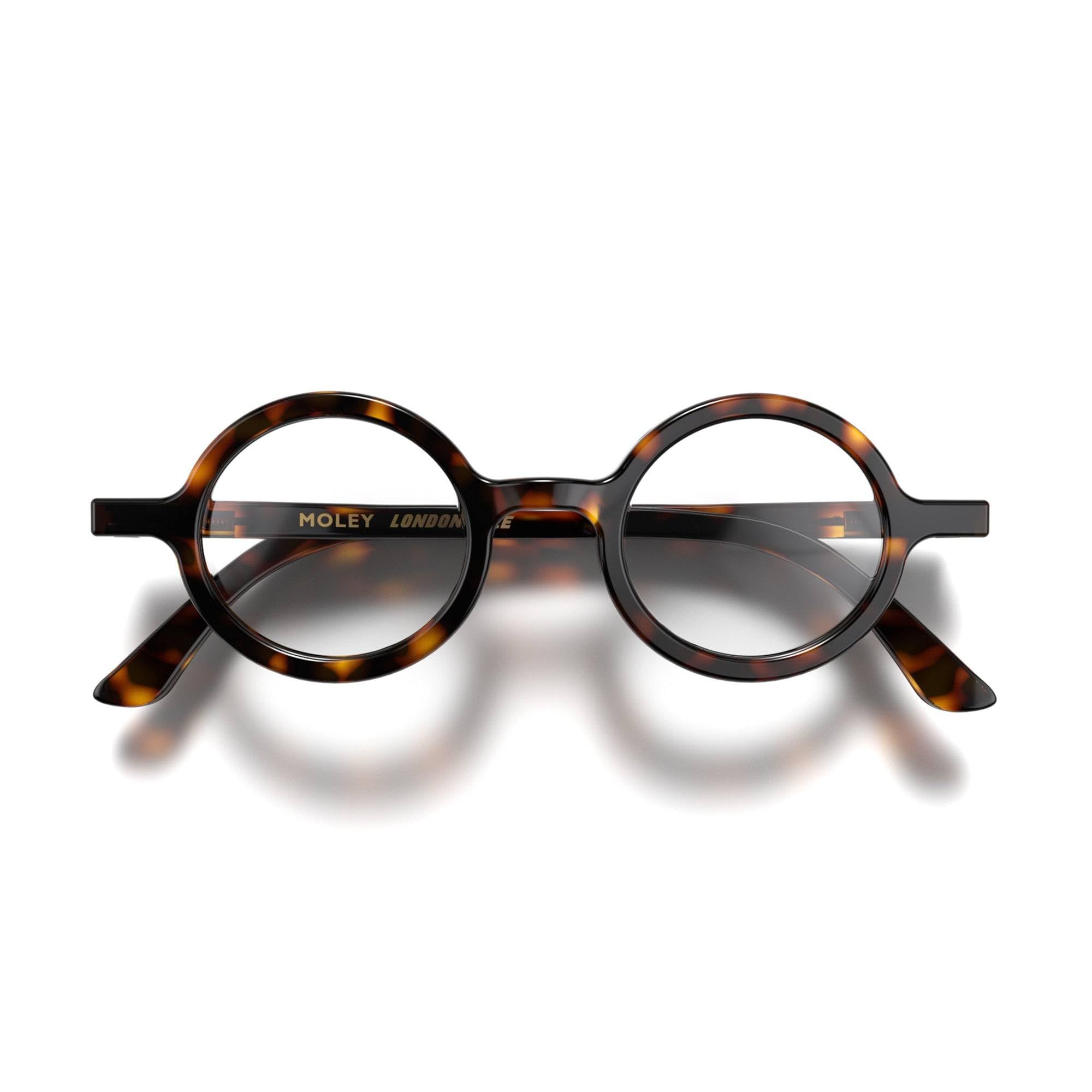 LONDON MOLE® Moley reading glasses | Cool round shaped readers | Men’s Women’s Unisex | Spring hinges — image 1