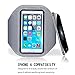 iPhone 6 Armband - JOTO Premium Slim and Lightweight Sport Armband for iPhone 6 4.7, with Key Cash Holder, Adjustable Arm Size, best for Running, Gym, Exercise, Sports Fitness, Workout, Jogging, Biking, Hiking, Gardening, Housework, Apple iPhone 6 (4.7