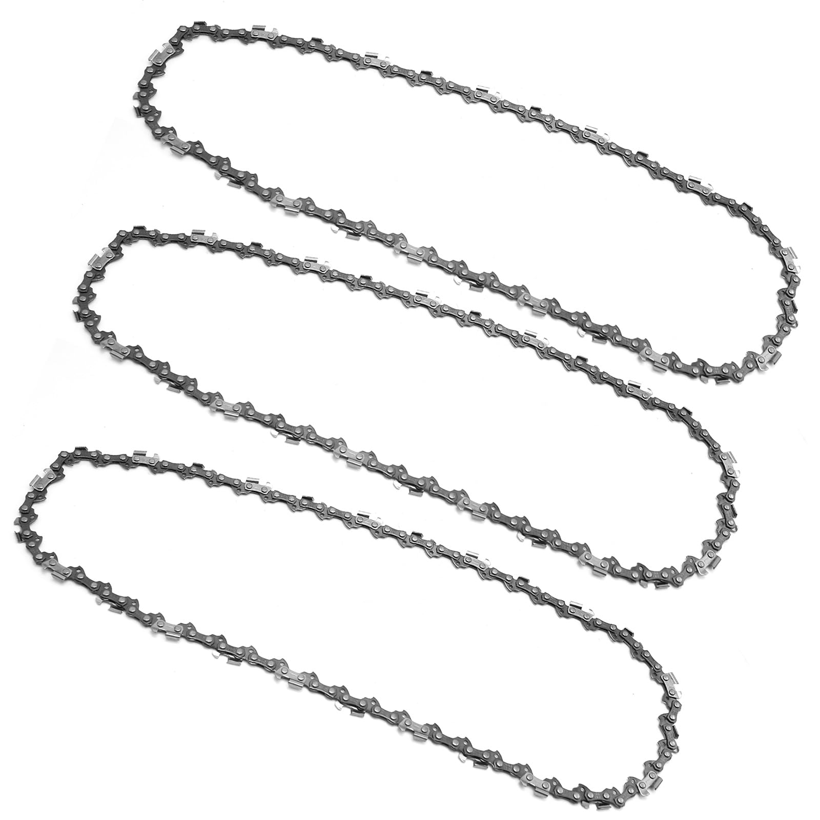 Ollanoos 3Pcs Chainsaw Chains 14 Inch (35cm) Bar, 52 Drive Links, 3/8" LP Pitch .050" Gauge Chain, Replacement for Dolmar Mac Replacement for Einhell Replacement for Ryobi Replacement for Husqvarna
