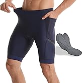 Wulibike Cycling Shorts Men Padded:Tights Highly Elastic Breathable Quick-Drying Road Bike Bicycle Shorts for Men Pockets