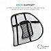 Memory Foam Seat Cushion & Mesh Lower Back Support Bundle: Orthopedic Design - Relieves Coccyx & Tailbone Pain - Improves Posture - Portable Compact Washable - Comfort At Home Work Car