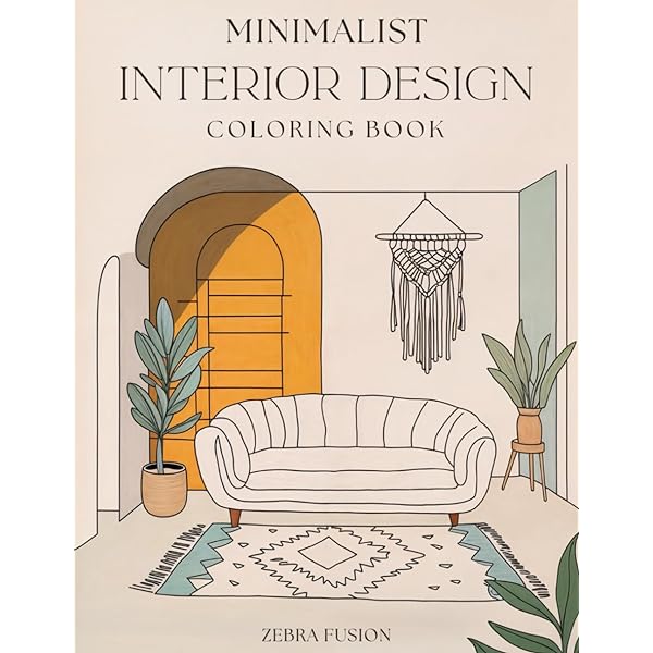 Amazon.com: Minimalist Art Interior: Coloring Book of Stunning
