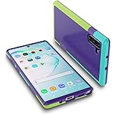 Jeylly for Samsung Galaxy Note 10 Case, Ultra Slim 3 Color Hybrid Impact Resistant Anti-Slip Shockproof Soft TPU Hard PC Rugged Durble Case Cover for Samsung Galaxy Note 10 6.3 inch (Purple)
