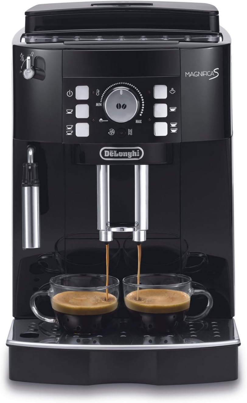 DeLonghi ECAM21117 MAGNIFICA S Automatic Espresso Coffee Machine with Cappuccino, Black