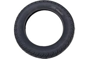 12.5x2.50 Tire (62-203) for Electric Scooter and E-For Bike — Tubeless-Compatible, 2.50-Inch Wide Rubber Tire, Vacuum Tire De
