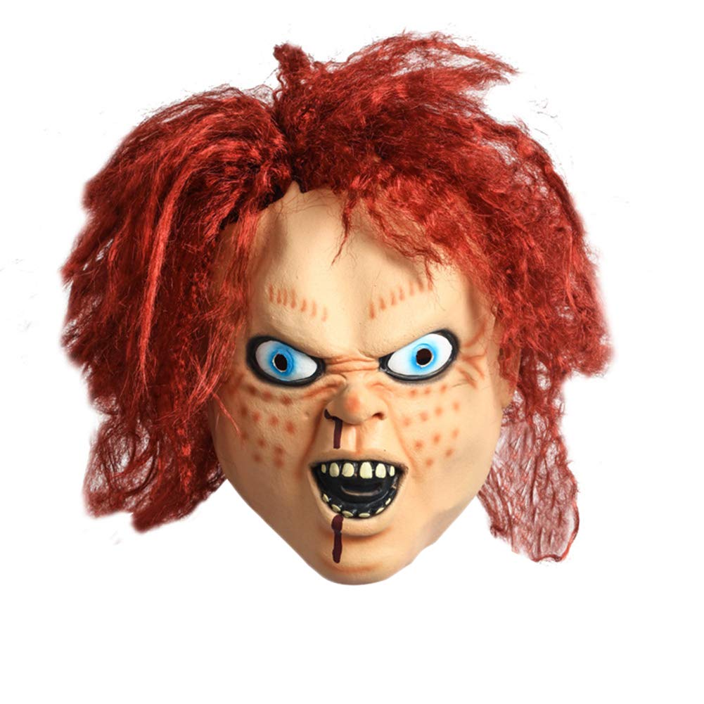 Weimay 1pcs Halloween Masque De Latex Poupee Dhorreur Soiree Deguisee Carnaval Cadeau Dhalloween Bebe Feroce Cuisine Maison Ameublement Et Decoration Dwteam In