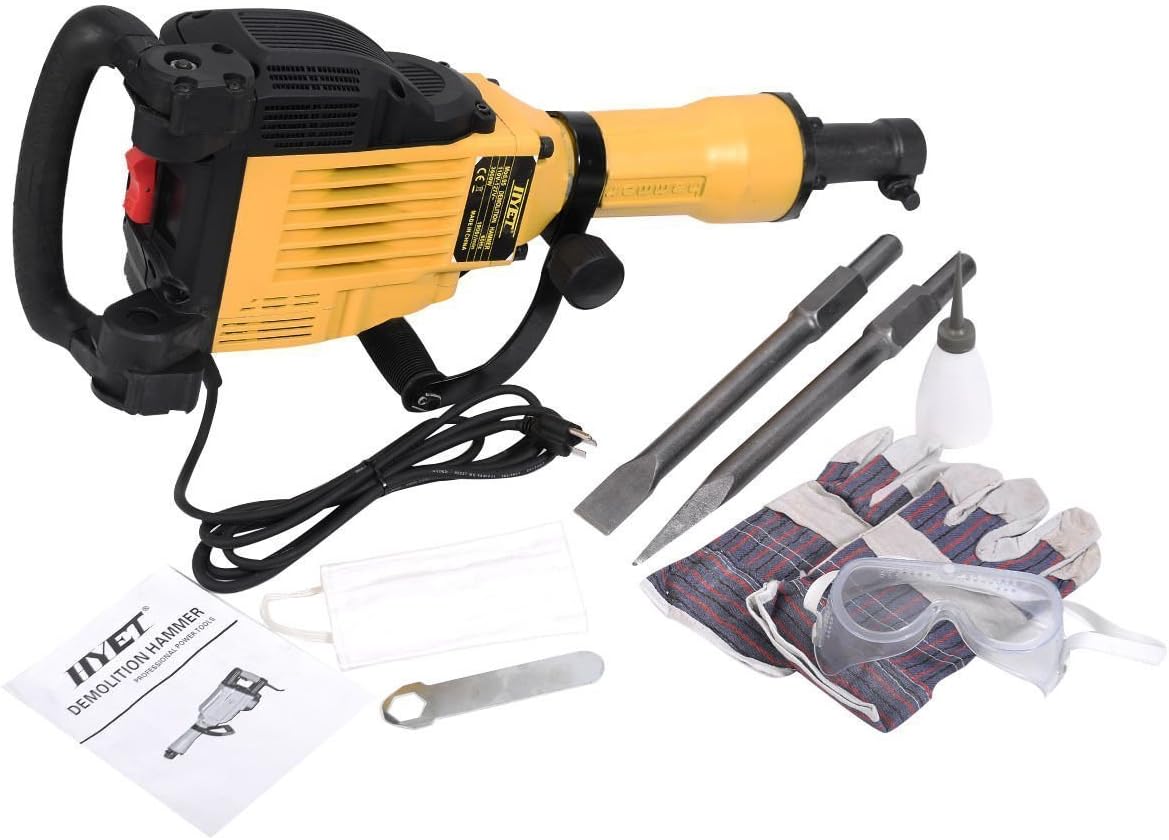 CHOOSEandBUY HD 3600Watt Electric Demolition Concrete Jack Hammer Breaker w/Case