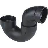 NIBCO Fig No U5885, 2 in. ABS DWV P-Trap Hub x Hub, Solvent Weld