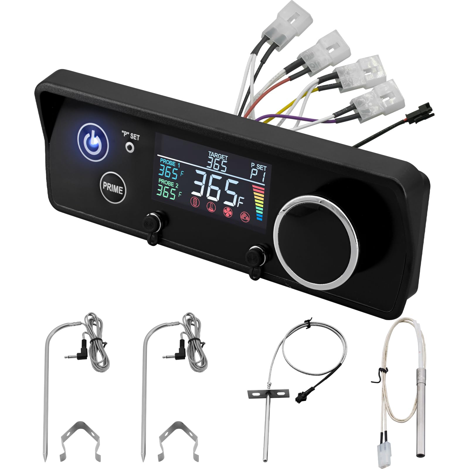 Photo 1 of Upgrade Digital PID Controller (Non-WiFi) for Pit Boss PB500NX PB700FB1 PB850G with Ignitor RTD Probe Sensor Meat Probe, Fit for Most Pit Boss Rectangle Controller Grill with 500-899 sq Inch Capacity