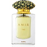 Ajmal Amir Two EDP for Unisex, Warm Musky Amber &amp; Spicy-1.69 fl oz | Luxurious unisex EDP with musky top, warm amber heart and spicy base, crafted for an elegant and sophisticated presence.