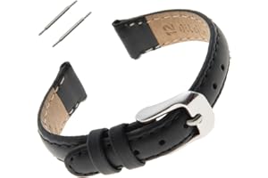 Gilden 10-14mm Water-Resistant Oilskin Leather Ladies Watch Strap MSW63