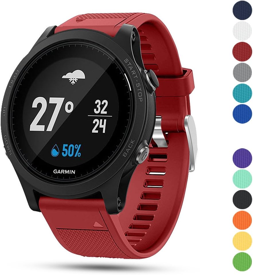 Ysang For Garmin Forerunner 935 Gps Accessory Watch Band 22mm Width Soft Silicone Quick Install Sport Watch Strap Bracelet Wristband For Garmin