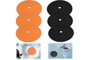 WAYBAS Ice Fishing Hole Covers, 12 Inch Ice Fishing Hole Insulator Ice Hole Covers Lid Ice Fish Tip Ups Ice Fishing Equipment Winter Fishing Accessories for Fish Houses