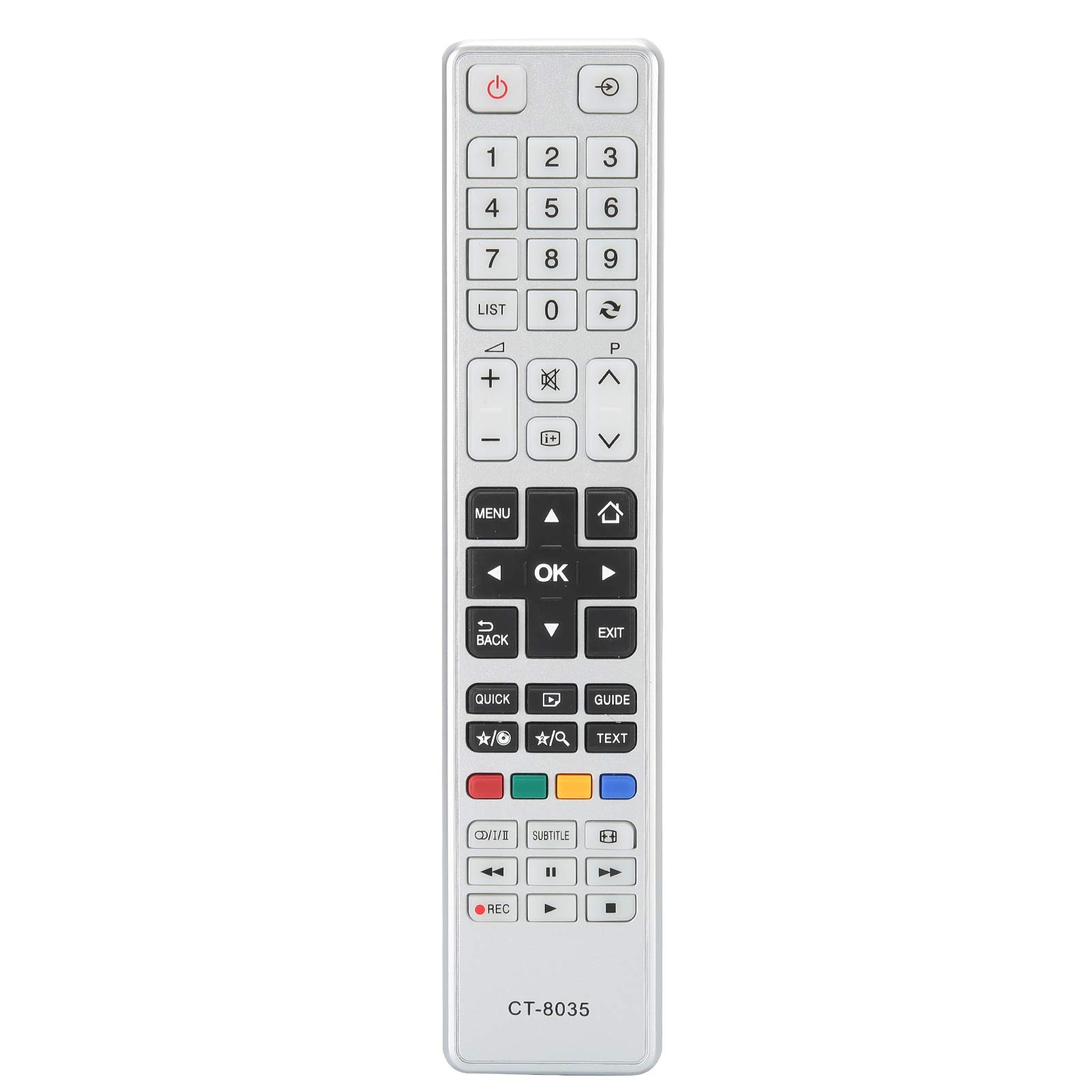 VBESTLIFE CT-8035 TV Replacement Remote Control for Toshiba CT-8035/CT-8040/CT-8041/CT-8046/40T5435DG/40T5445DG/32L3433/32L3433DG/32L1543/32L3443/32W3433/32W3433DG/40L5435