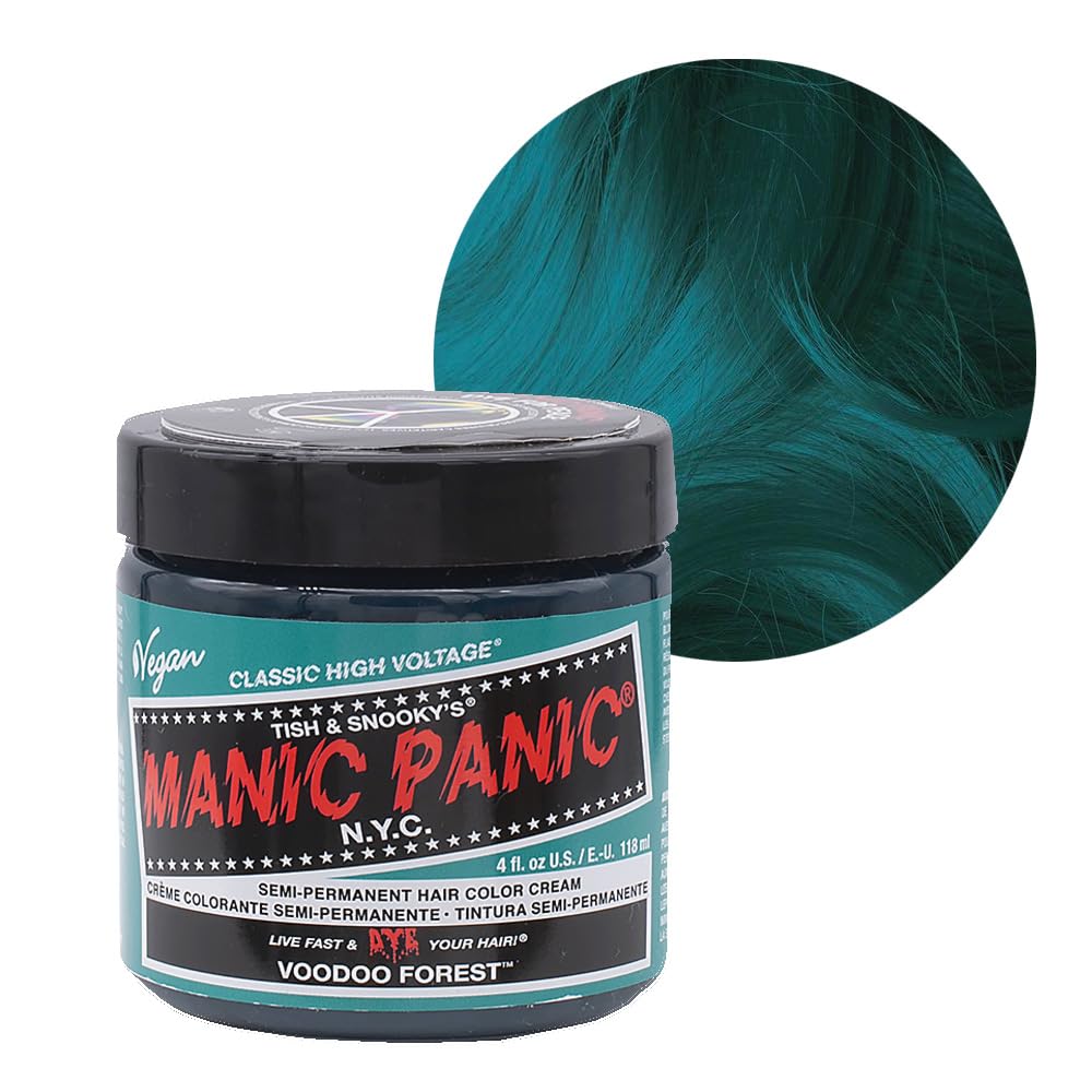 Manic Panic - Voodoo Forest Classic Crem Vegan Cruelty Free Semi-Permanent Hair Colour 118ml