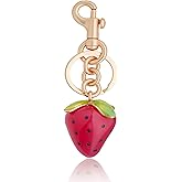 QHSOZ Bag Charm for Handbags, Cherry Bags Charm Strawberry Radish Fruit Bag Charms Car Keychain Accessories