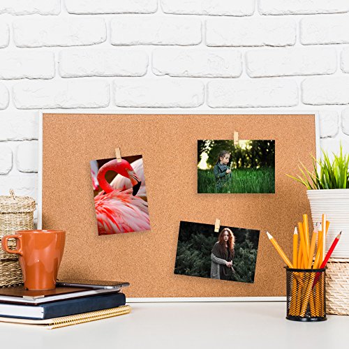 image for GMAOPHY Push Pin Clips - 30 Paper Clips with Pin for Documents/Artwork