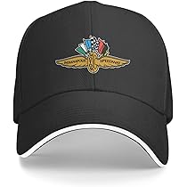 ☆関税込☆INSTANTFUNK★Instant needlework logo baseball ca.p SMTSEC Indianapolis Motor Speedway Logos Sandwich Cap Unisex