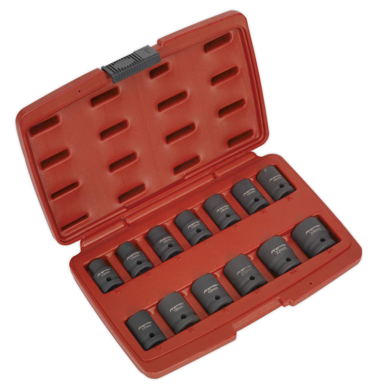 Sealey Ak5613Td Impact Socket Set 13Pc 1/2Sq Drive Total Drive